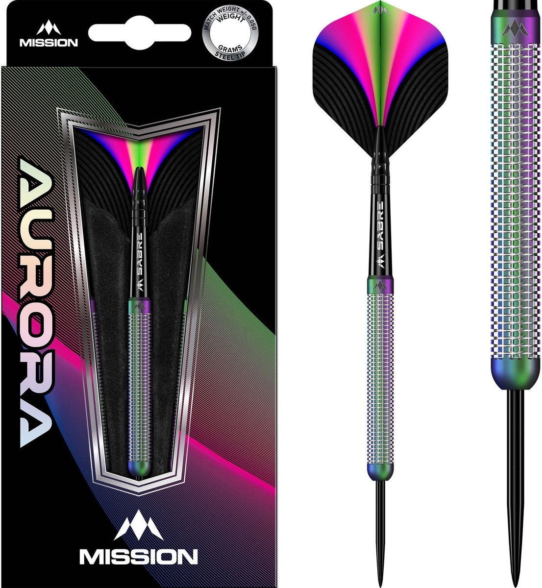 Mission Aurora Coral PVD 90% - Dartpijlen