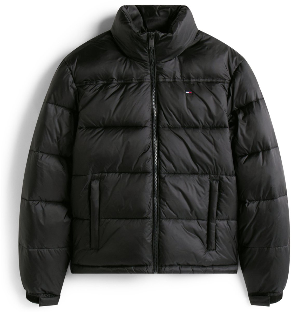 Tommy Jeans Jas Tjw Pckbl Hood Ess Puffer Ext Dw0dw21619 Bds Dames Zwart