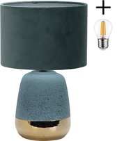 Blauw - Comprend une lampe