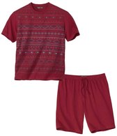 ATLAS FOR MEN - Zomerpyjama met micromotieven - Heren - Verkrijgbaar in grote maten - XL