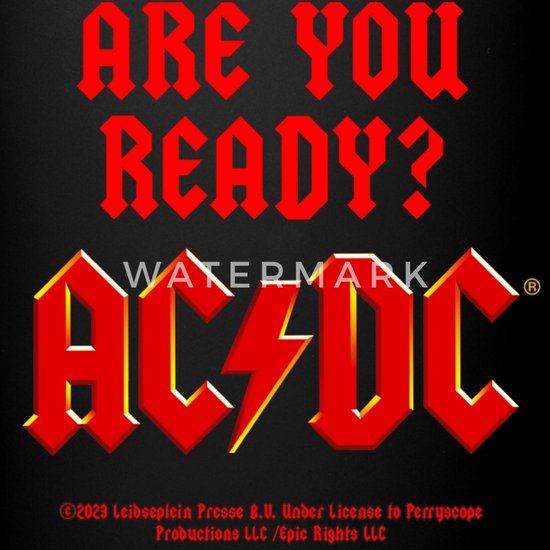 AC/DC Red Logo Are You Ready? | bol