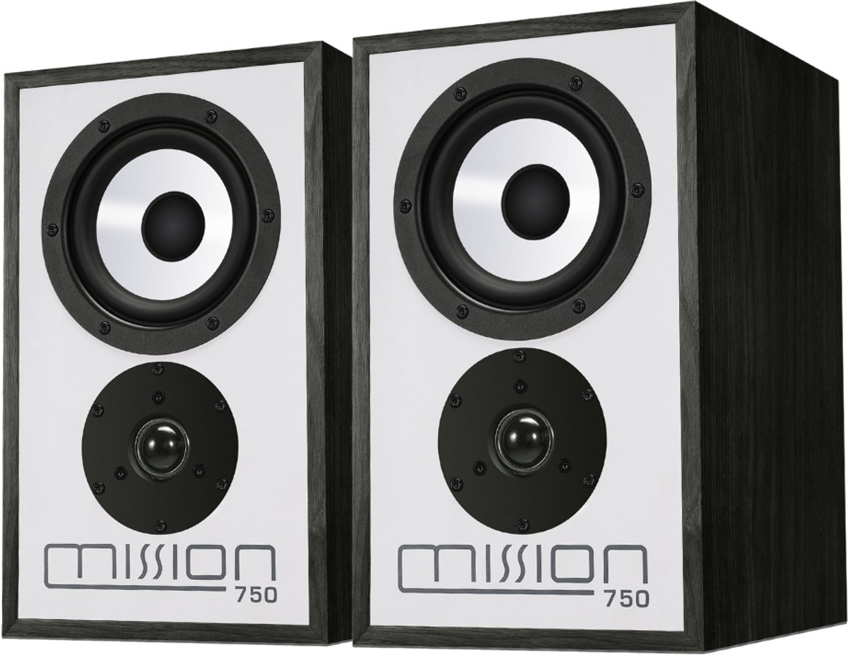 Mission 750 Boekenplank Speakers - High Fidelity Luidsprekers - 2-weg - Passieve Speakers - Zwart