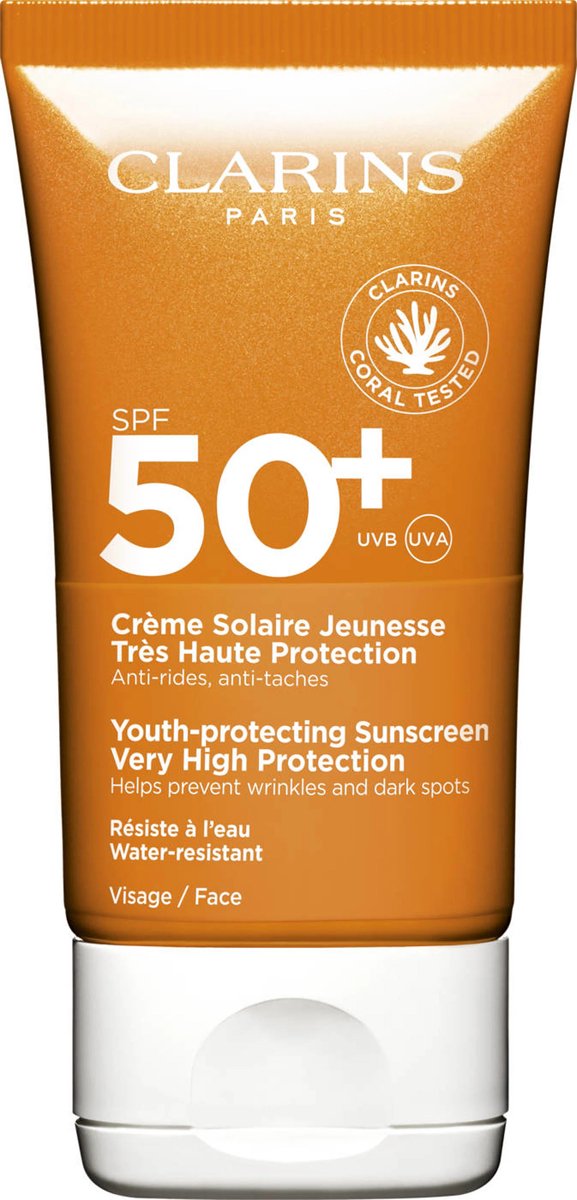 Clarins Dry Touch Facial Sun Care zonnebrand - UVA/UVB 50+ - 50 ml