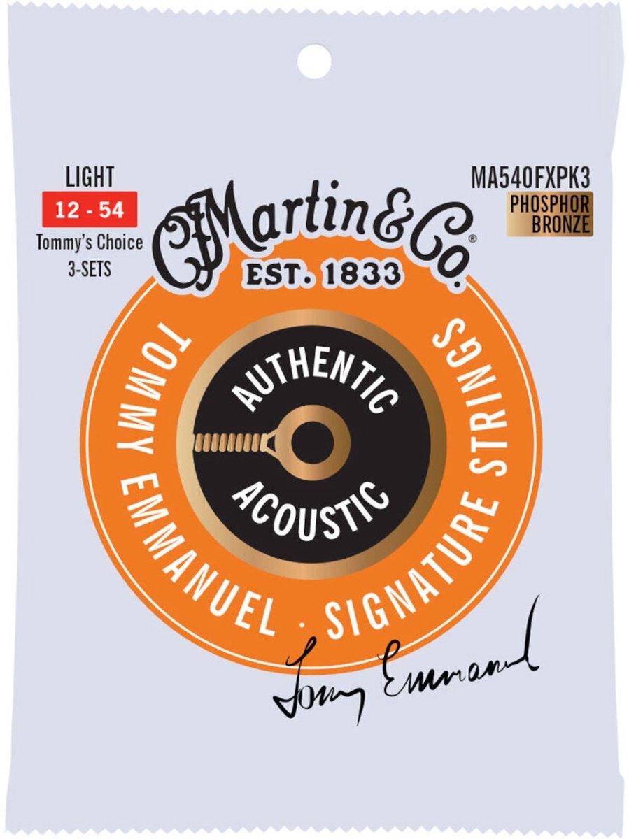 snarenset akoestische gitaar - MA540FXPK3 - 3-pack - 92/8 phosphor bronze 12-54 light