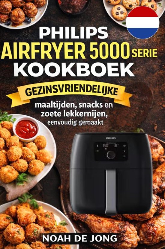 Philips Airfryer 5000 Serie XXL Kookboek - cover