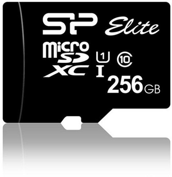 Micro SD Memory Card with Adaptor Silicon Power SP256GBSTXBU1V10SP
