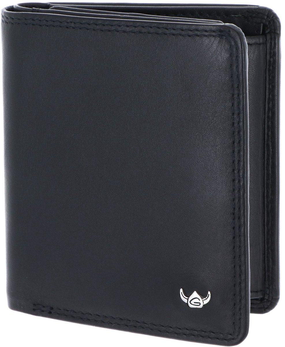 Golden Head Leren portemonnee Polo RFID Protect Kombischeintasche 1119 Black zwart