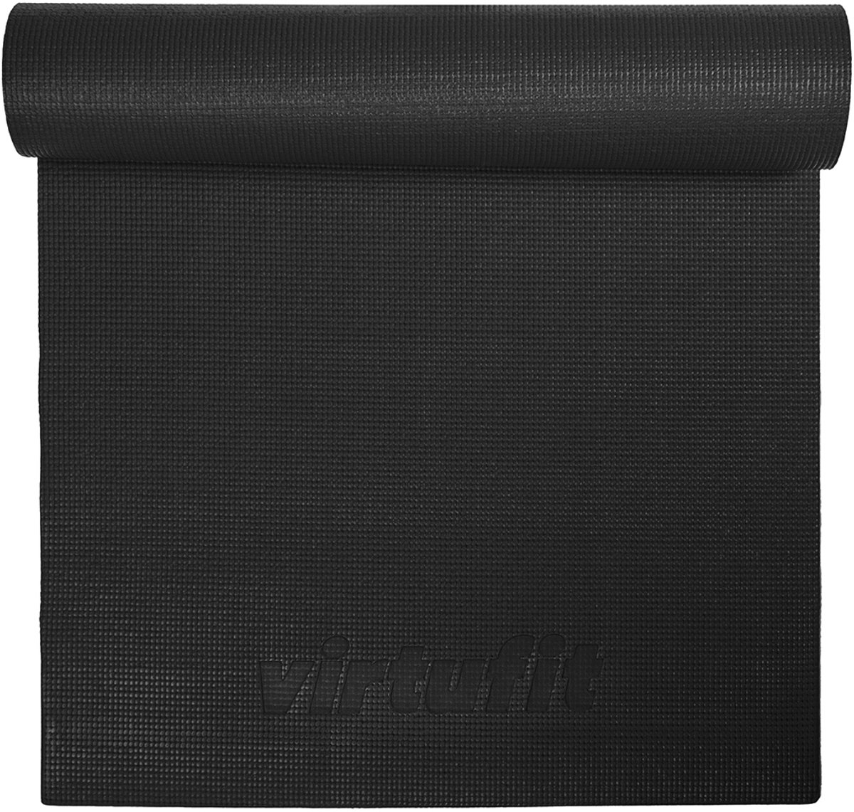Bol.com VirtuFit Premium Yoga Mat - Anti-slip - Dik (4 mm) - 183 x 61 x 0,4 cm - Onyx Black aanbieding