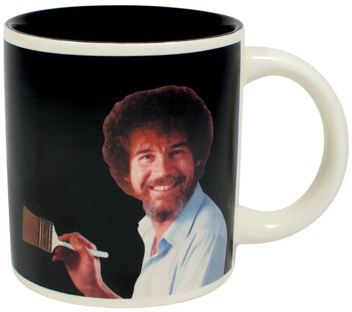 Bob Ross mok - magische beker - 300 ml - keramiek - koffiemok theebeker