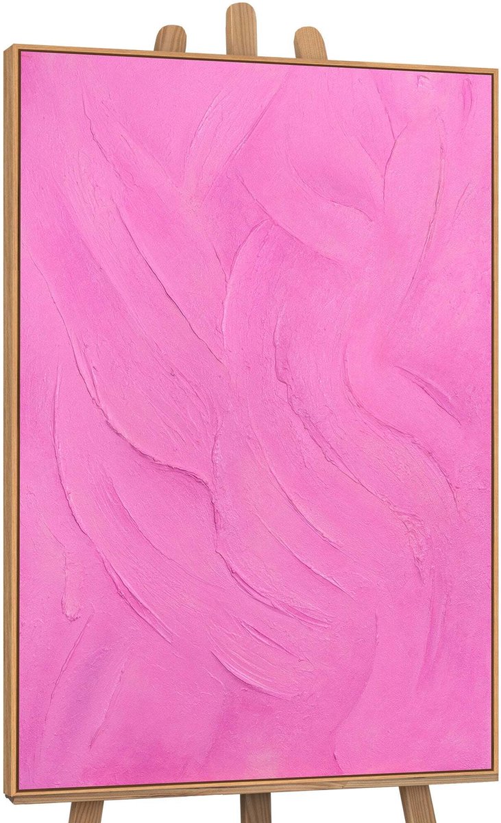 Canvas schilderij 120x80 cm handgeschilderd suikersluier – YS-Art Gallery – Lijst: Hout – Luxe wanddecoratie