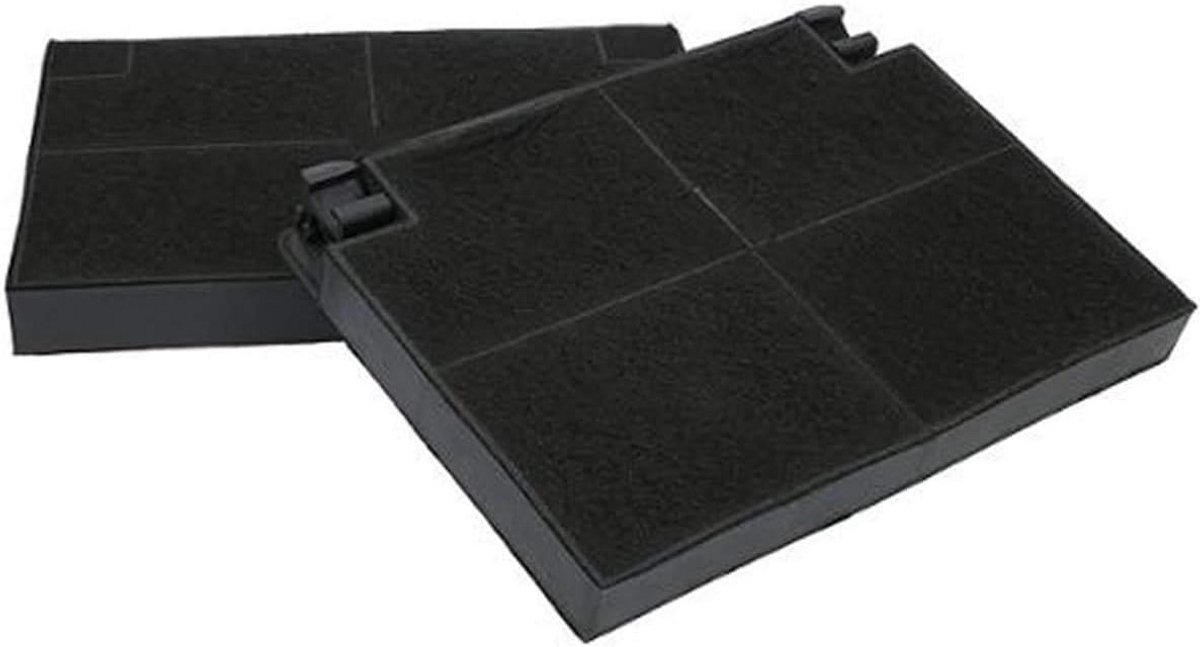 Set van 2 Universele Afzuigkapfilters met Actieve Kool voor Geurabsorptie