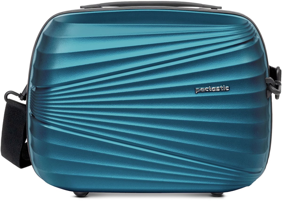 Pactastic beauty case Collection 02 Beauty Case Turquoise Metallic blauw