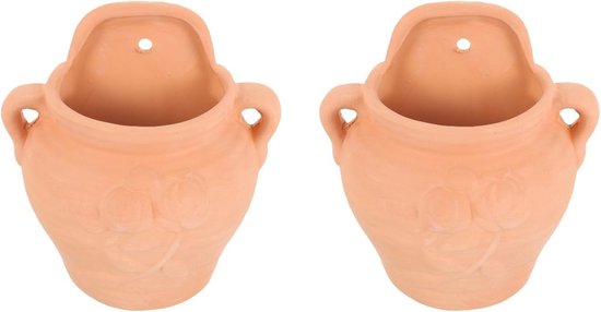 MENAYODA Set van 10 kunststof bloempotten met irrigatiesysteem zelfbewatering bloempotten met