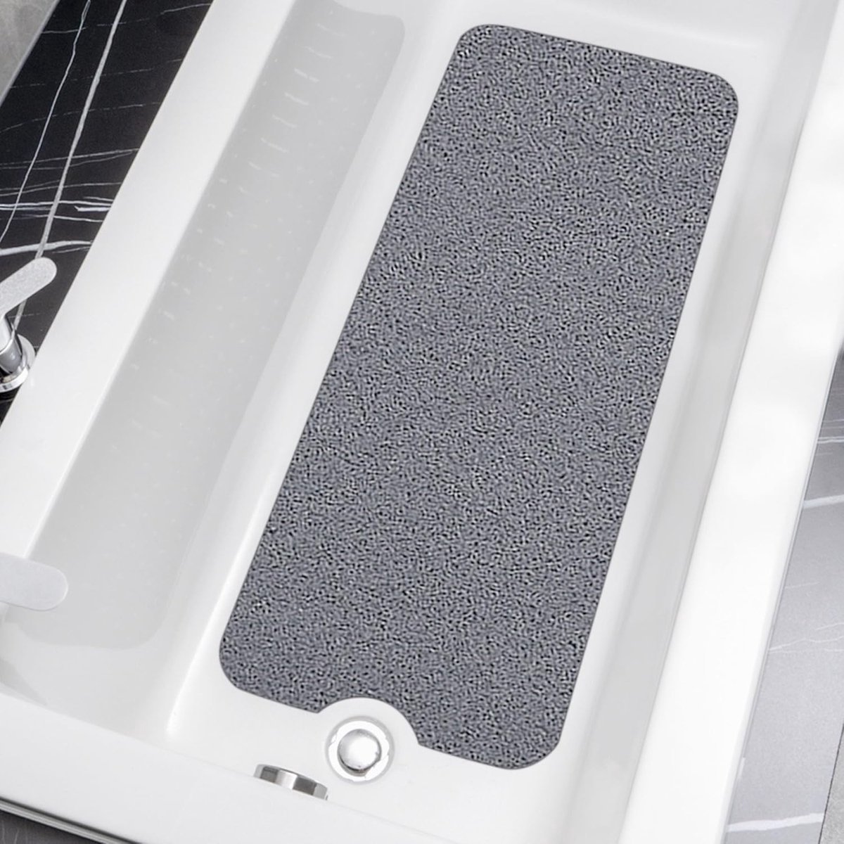 Stunq® Extra Lange Anti-Slip Douchemat voor Veilig Douchen en Badderen in Stijl