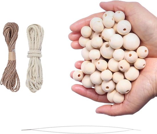 Voor Macramé En Huisdecor TOAOB 500 Halve Houten Ballen – Onafgewerkte Halfronde Houten Kralen 10 Mm Voor Decoratie & Knutselen | Natuurlijk Hout, Glad Oppervlak Halve Houten Ballen Onbehandeld