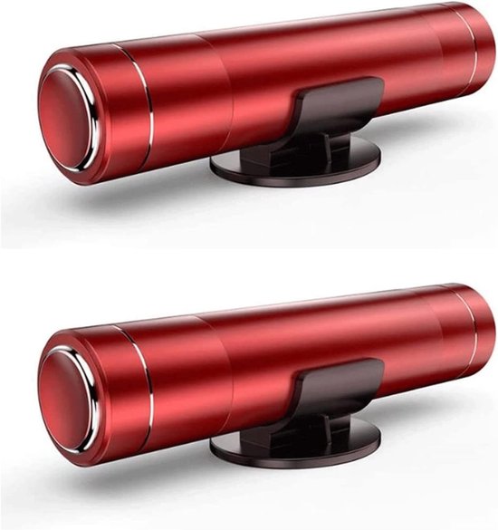 Brise-vitre - Lot de 2 marteaux de sécurité pour voiture - Outil de sortie de secours - Brise-vitre de voiture en une seconde - Coupe-ceinture de sécurité - Brise-vitre de voiture - Artefact d'urgence salvateur (rouge)