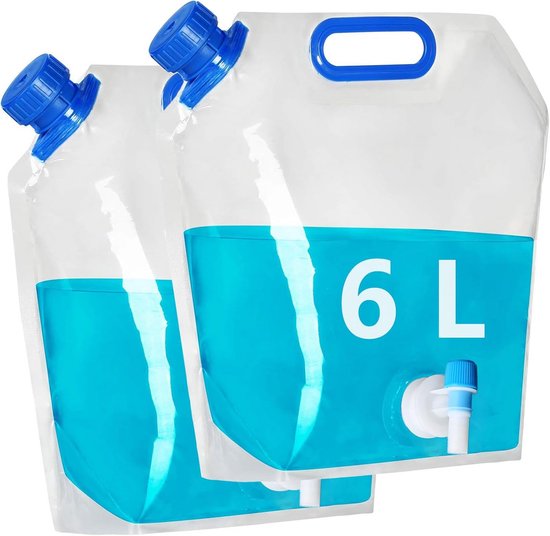 Camping Waterkan | Wateropslag Kan Met Handvat | Lekdichte Canteen Voor Wandelende Tuin Barbecue Picknick Buiten
