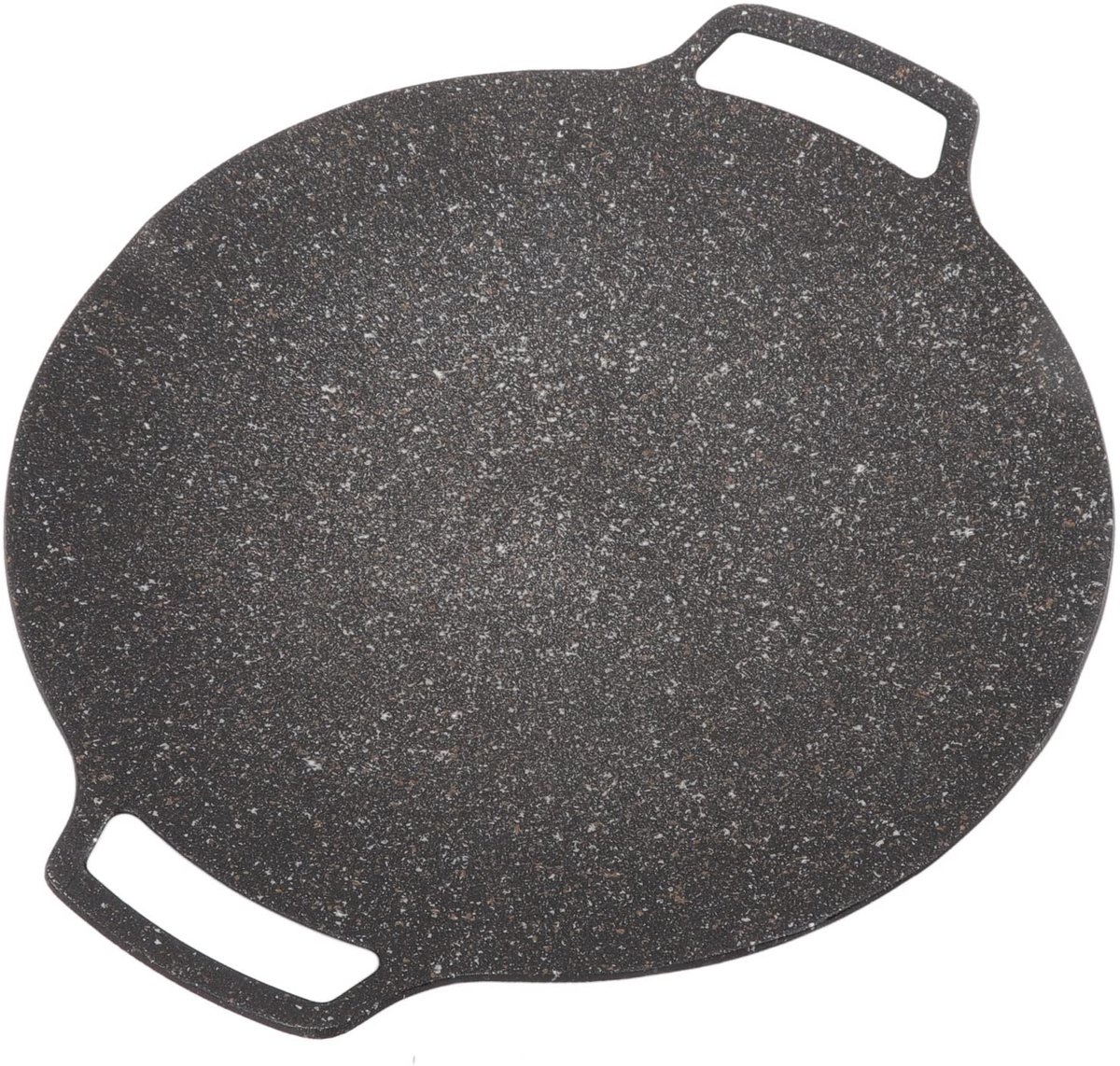 Koreaanse grillplaat, ronde gietijzeren grillplaten, anti-aanbakgrill, gietijzeren pan, grill, grillpan, ronde braadpan voor thuis, outdoor, fornuis (universeel type 33