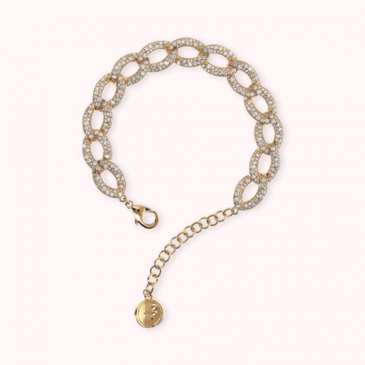 Bronzallure Golden-Bracciale Groumette Con Incrano Sfumato WSBZ02269Y.WR Brons 19