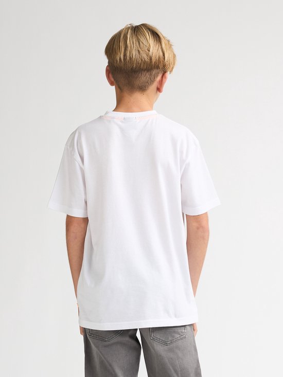 Petrol Industries - Jongens Jersey T-shirt Saguaro - Wit - Maat 140