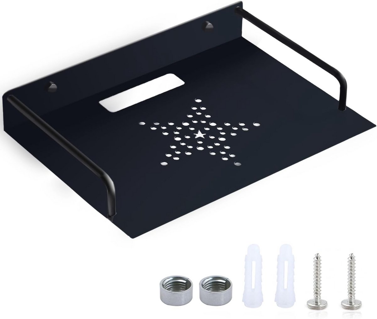 Universele Wandhouder voor Router, Projector en TV Accessoires - Stevig Aluminium Wandrek
