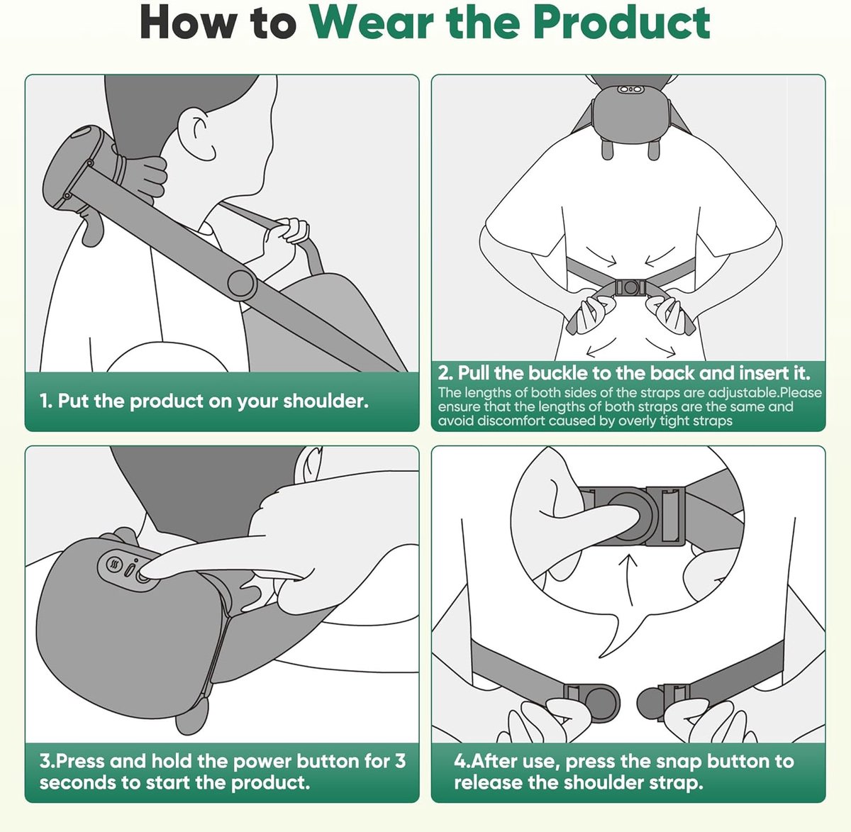 Verwarmde handmassager - Draagbare - afbeelding 2