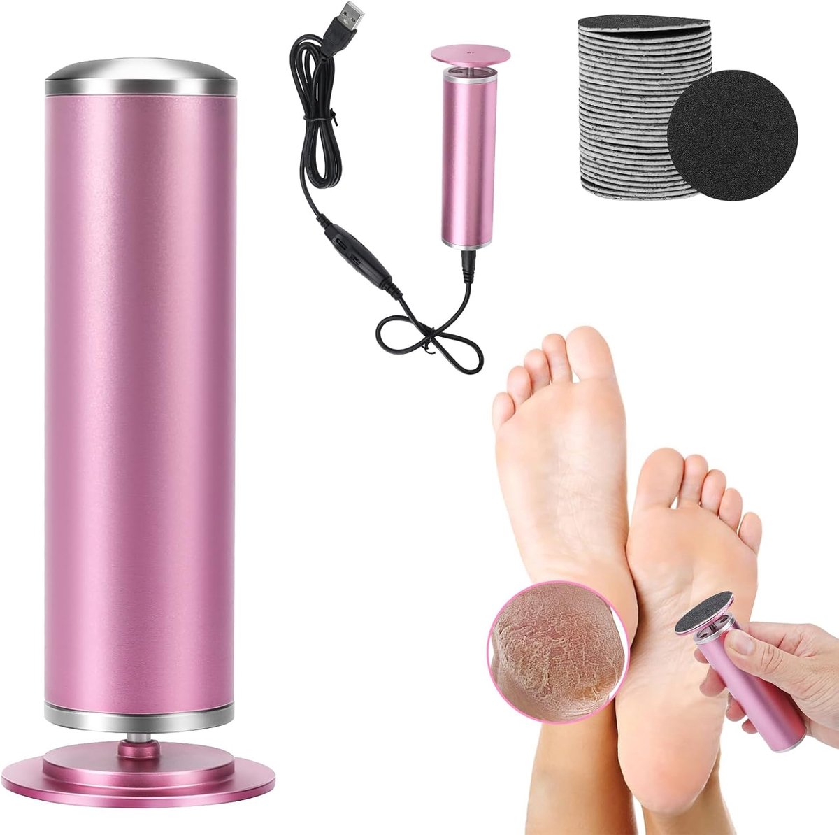 Elektrische Eeltverwijderaar - Pedicureset Electrisch - Voetvijl