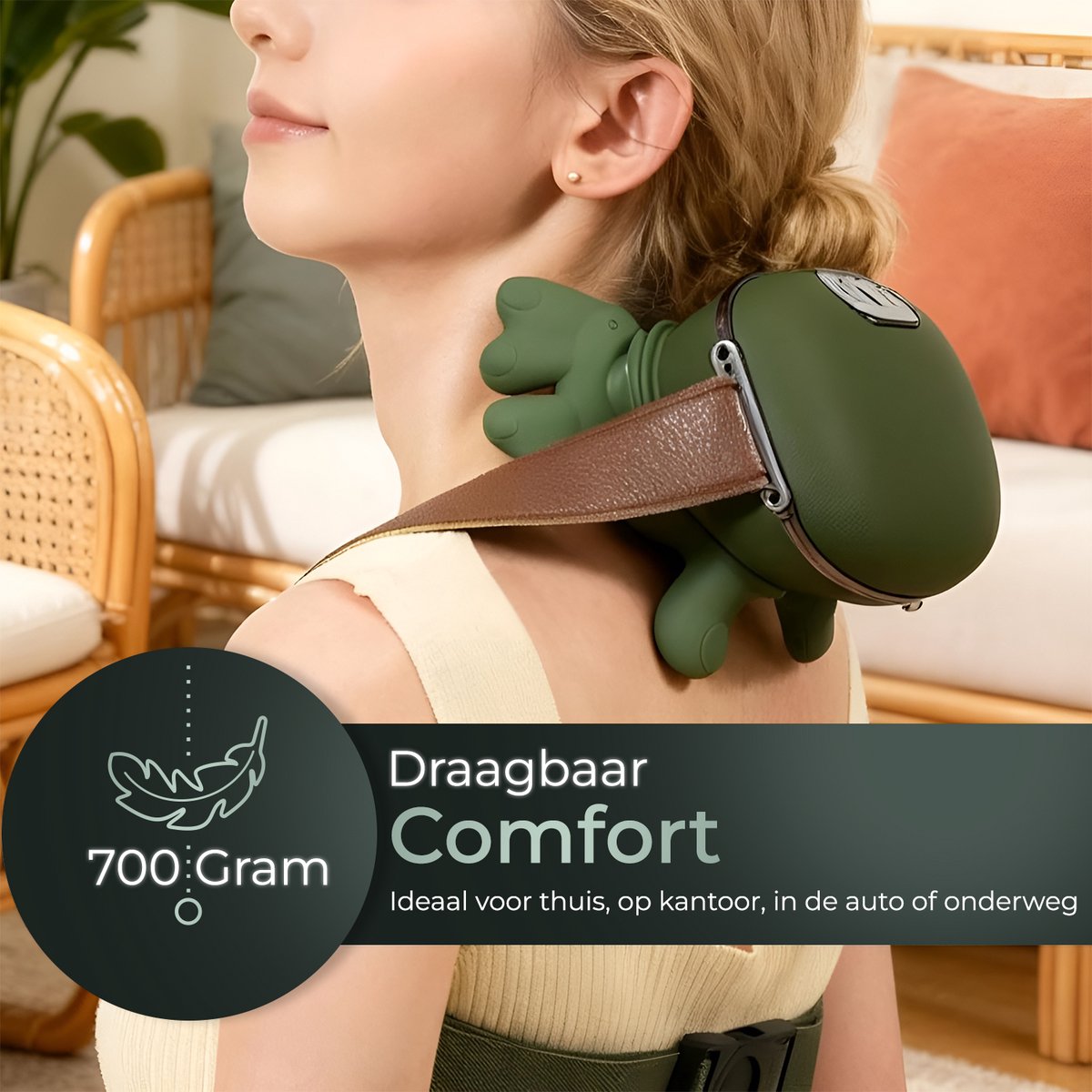 GS Goods Nekmassage Apparaat - Massagekussen - 4D Vinger Technologie thumbnail 6
