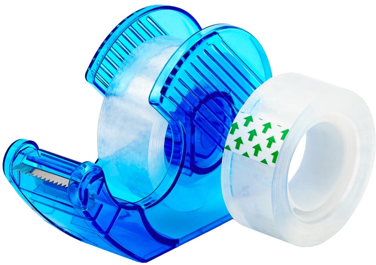 IMPERATORIS® Plakbandhouder Plakband Houder - Tape Dispenser - blauw