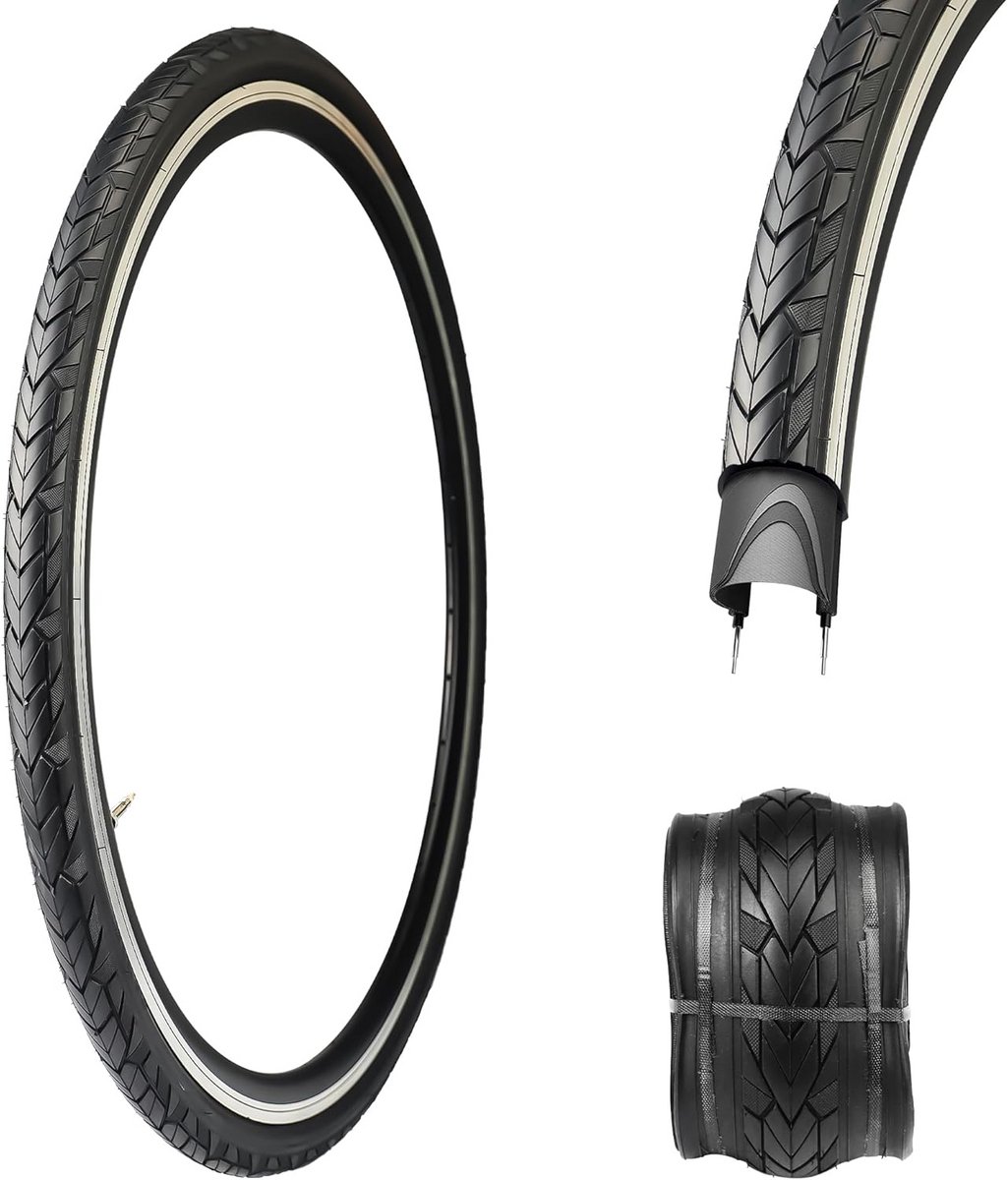 Wielrenfietsbanden 700x35c met 3mm Lekbescherming - Geschikt voor Racefiets en Hybride Fiets
