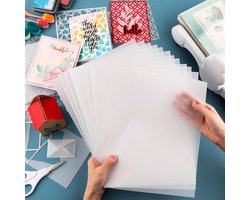 30 Vellen Doorschijnend Vellum Papier - A4 - 93GSM - Voor Tekenen, Knutselen en Kaarten