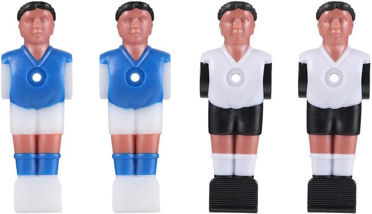 Tafelvoetbalpoppetjes Set - 16mm & 13mm Reserve Onderdelen voor Tafelvoetbaltafel - Hars Voetballers