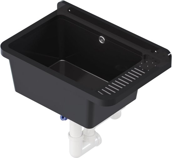 Wastafel Pearl 120x47x8 cm Solid Surface met dubbele wasbak - - Online Sanitairwinkel