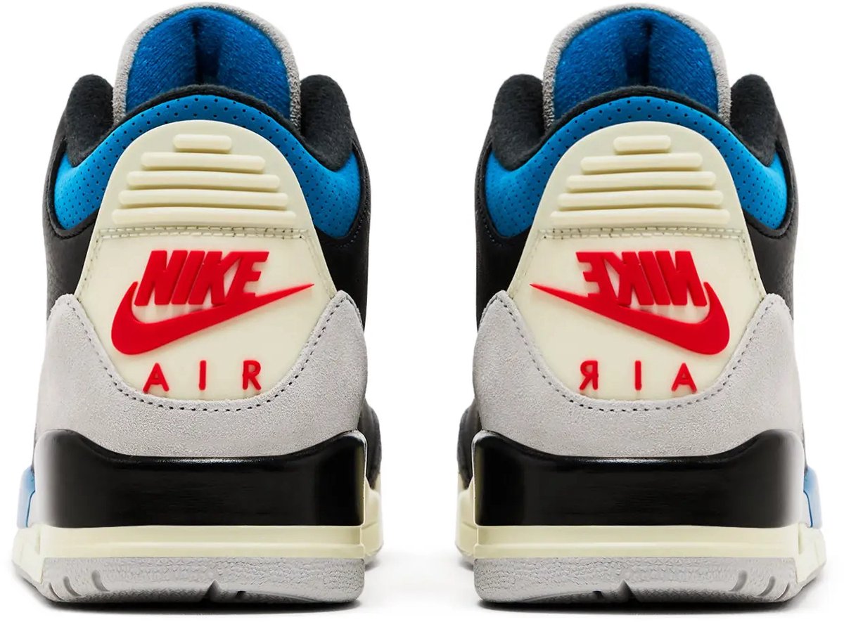 Jordan Jordan 3 Zwart/Grijs/Blauw