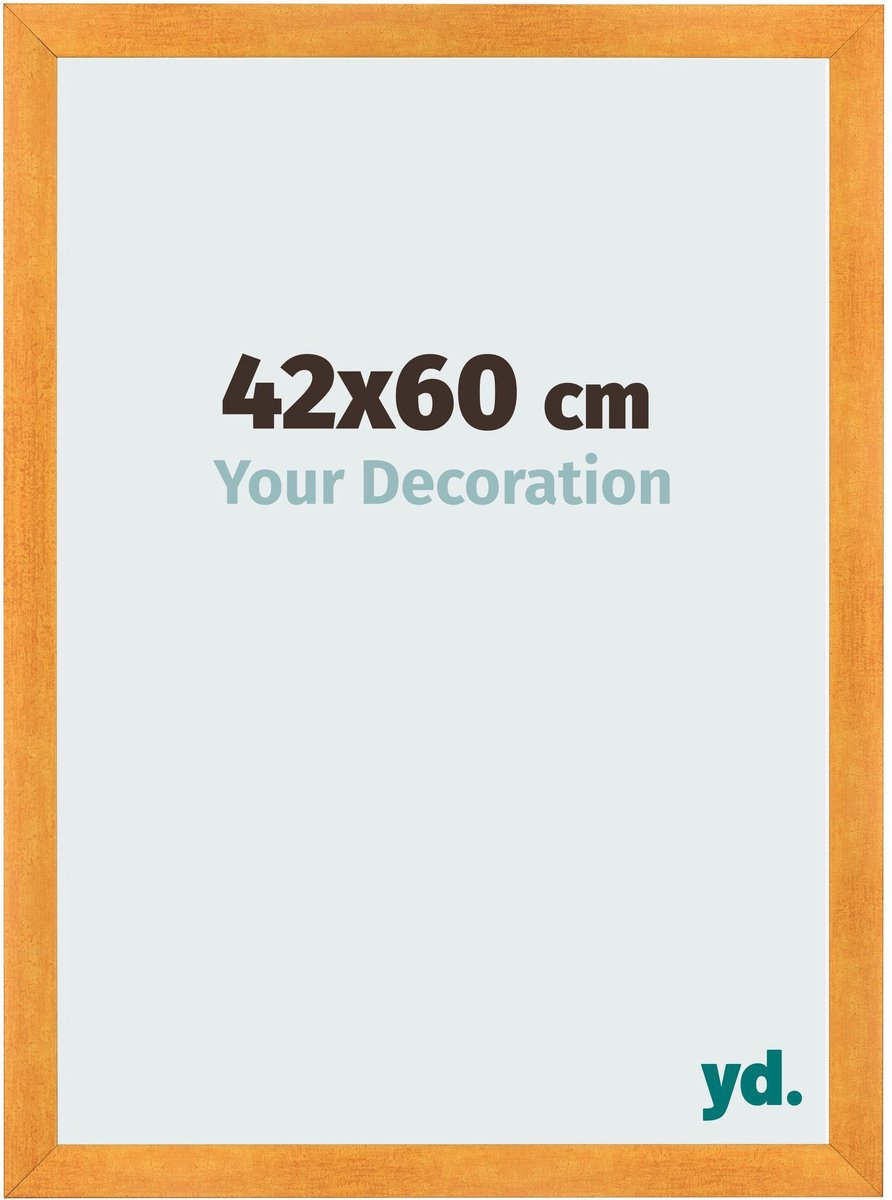 yd. Your Decoration - Fotolijst 42x60 cm - MDF - Oranje - Pisa