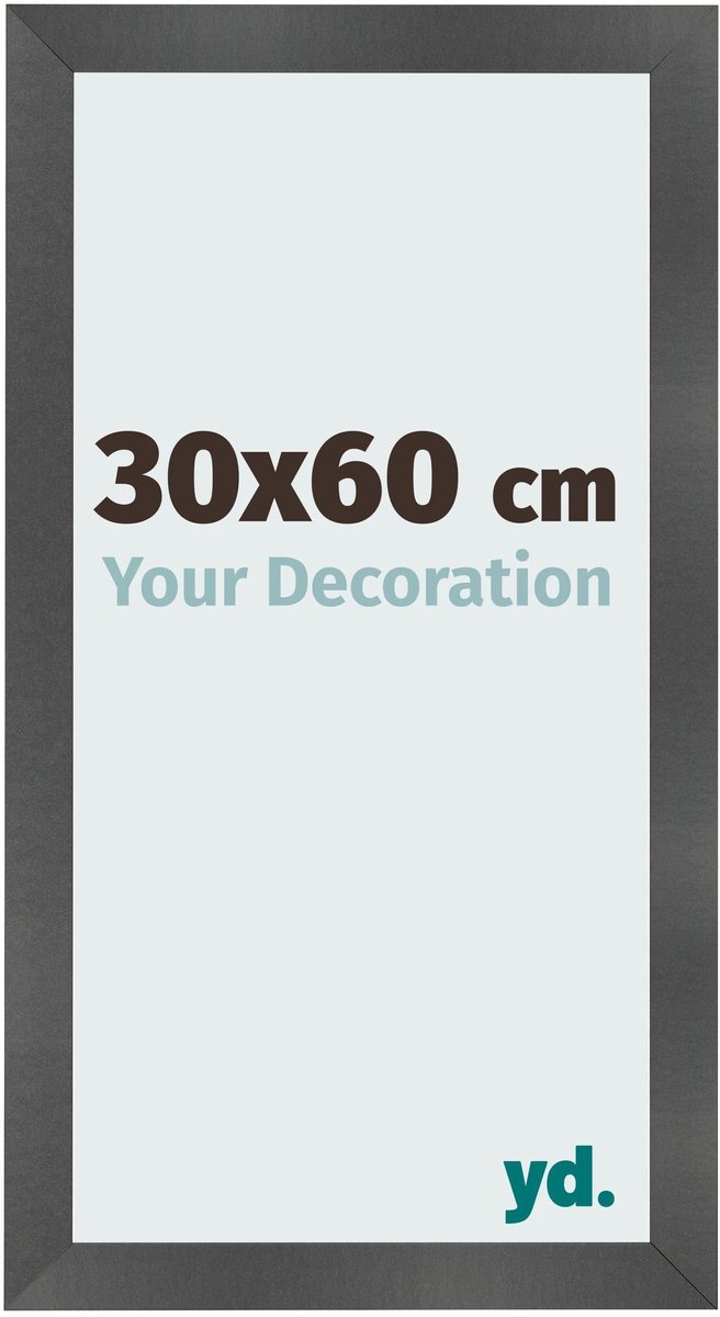 yd. Your Decoration - Fotolijst 30x60 cm - MDF - Zwart Mat - Pisa