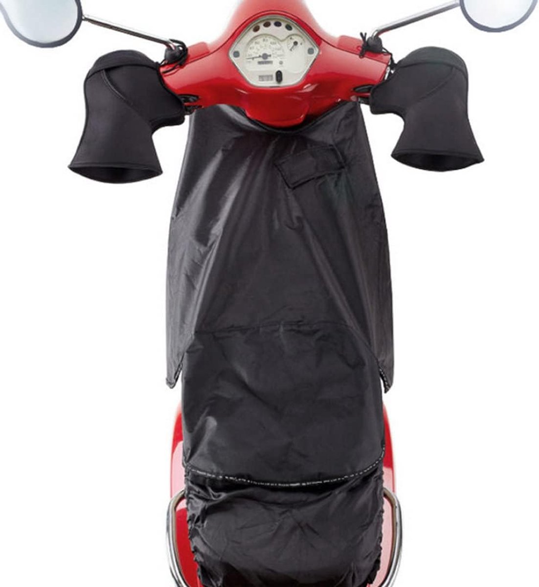Scooter beenkleed - Scooter Heavy Duty – waterdicht winter schootdeken - voor regen en kou - winddicht en warm gevoerd - universeel passend voor scooter/moped/motor – foto 8