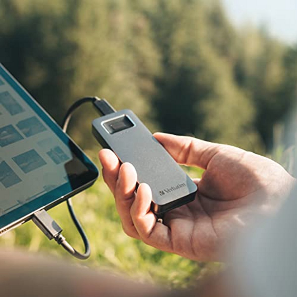 Veilig Externe SSD met Vingerafdrukscanner - 512 GB - USB 3.0 - Voor Windows en Mac