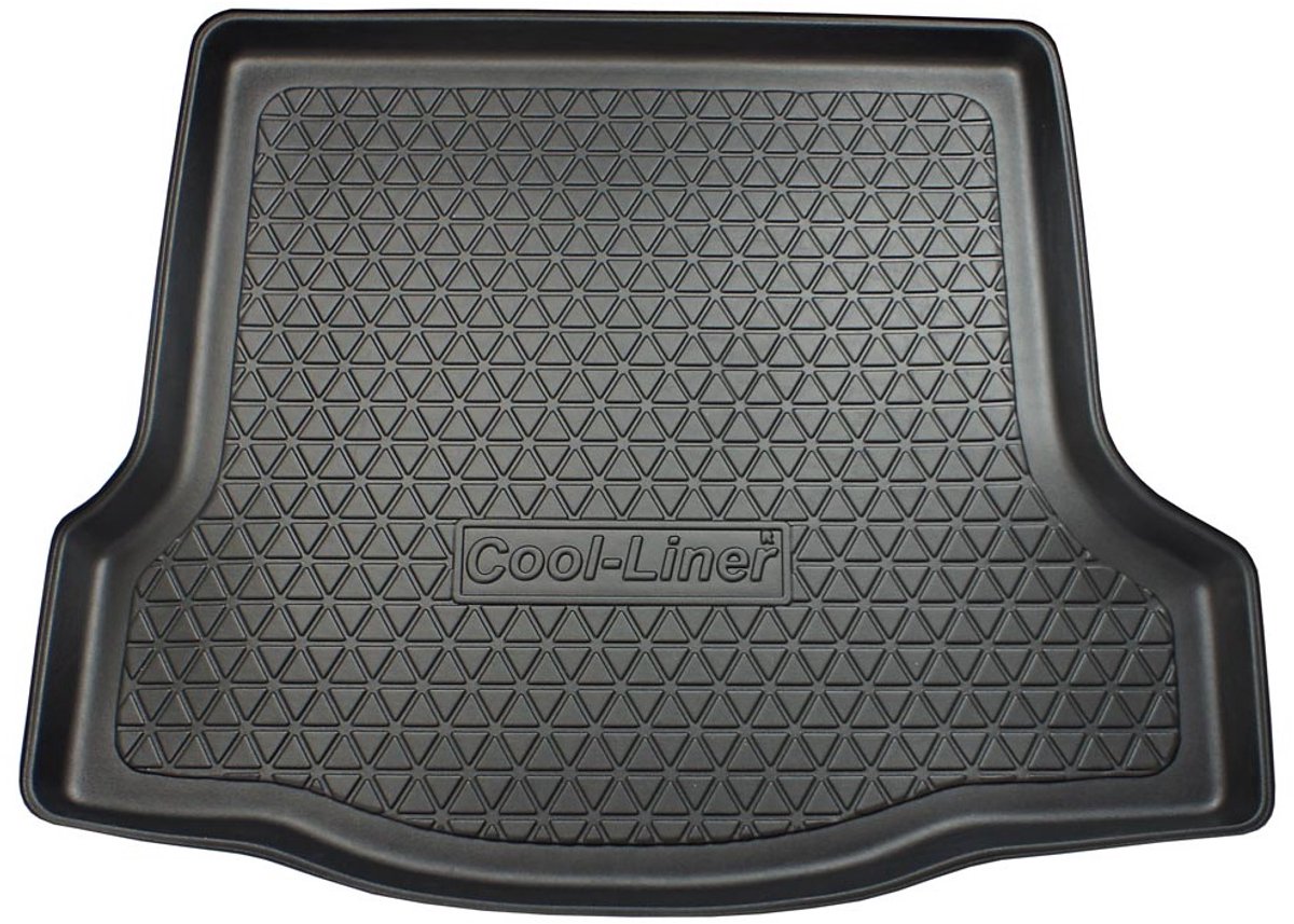 Kofferbakmat geschikt voor Dacia Logan II 2012-2020 4-deurs sedan Cool Liner anti-slip PE/TPE rubber