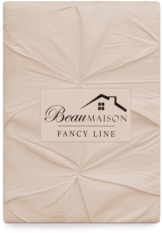 Beau Maison Dekbedovertrek Augustine Zand 140x200/220 cm + 1 kussensloop van Beau Maison — afbeelding 5