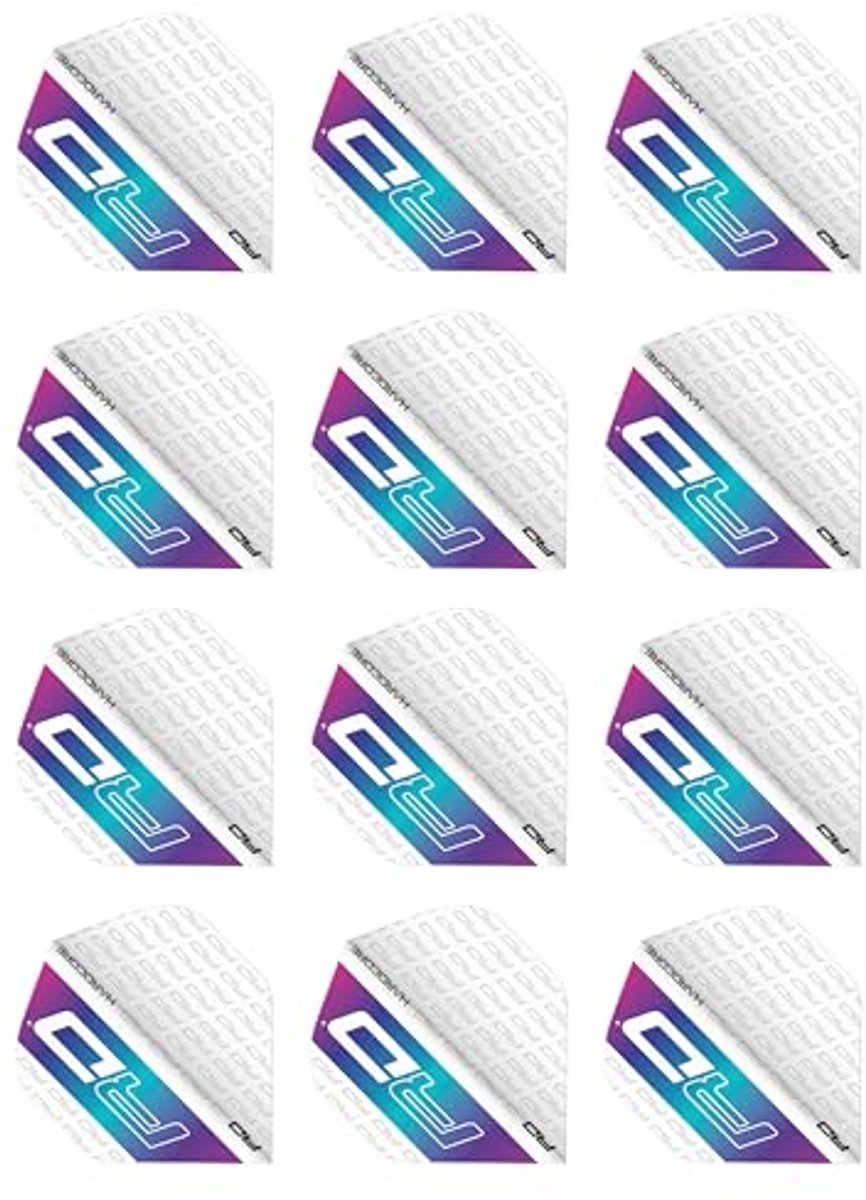 Hardcore XT RD Logo Rainbow Dart Flights - 12 Stuks