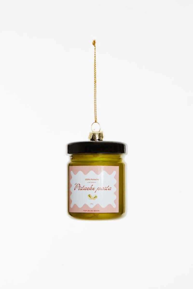 Yup in de boom kerstbal pistachio paste