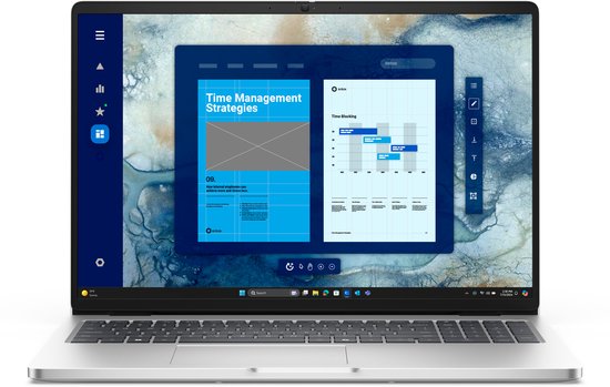"DELL Pro 16 PC16250 Intel Core Ultra 7 255U Laptop 40,6 cm (16"") Full HD+ 16 GB DDR5-SDRAM 512 GB SSD Wi-Fi 6E (802.11ax) Windows 11 Pro US International Platina, Zilver" - Dell - Hoofdafbeelding