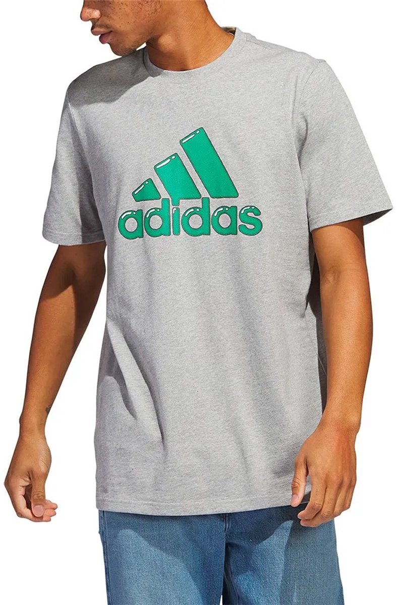 Adidas Fill T-shirt Met Korte Mouwen M Regular Man Grijs