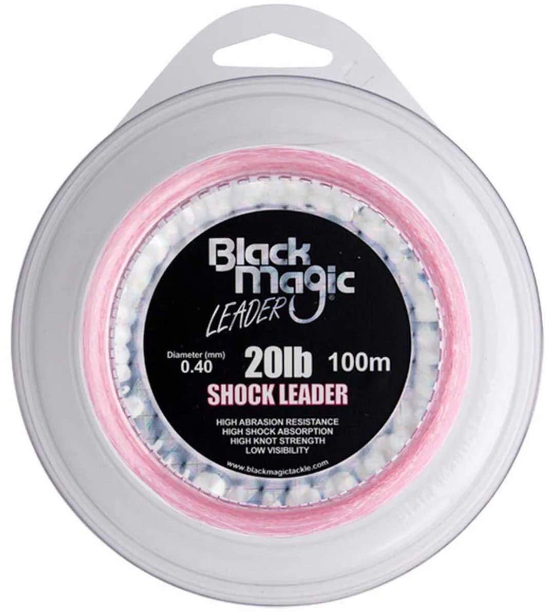 Black Magic Shock Leader 100 M Flurocarbon Roze 0.450 mm