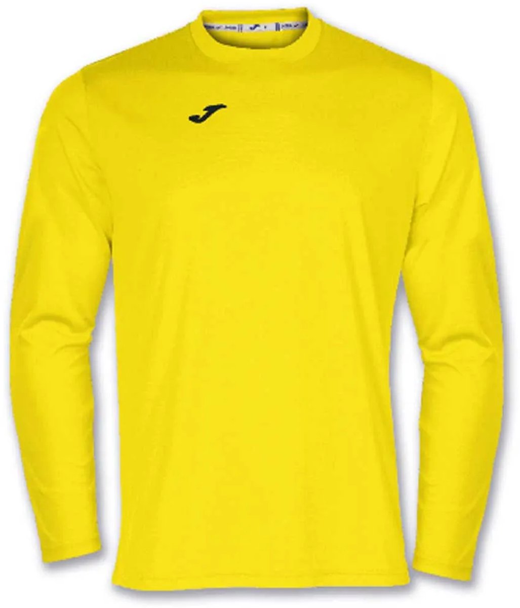 Joma Combi T-shirt Met Lange Mouwen Geel 4-6 Years Jongens,Meisjes