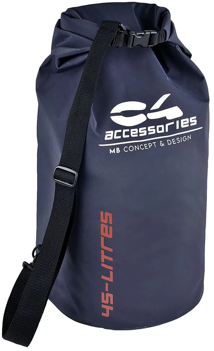 C4 Logo 45l Droge Zak Blauw