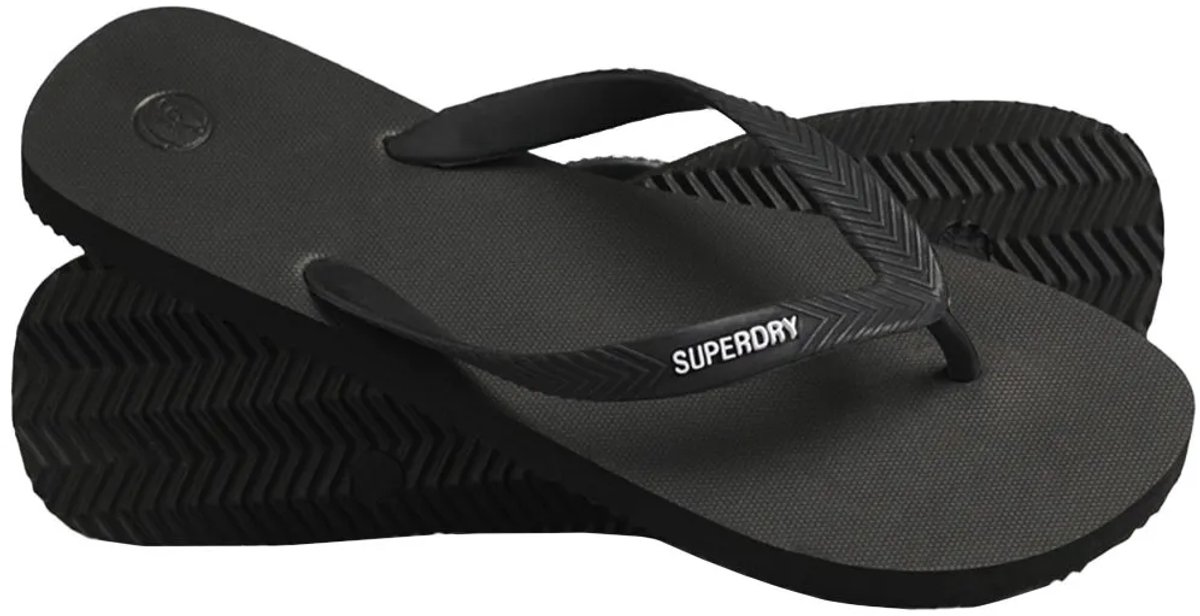 Superdry Vintage Classic Slippers Man Zwart