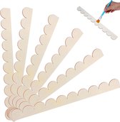 Decoratieve houten lijst voor versieringen, 24 stuks doe-het-zelf Decoratieve houten lijst voor versieringen, 24 stuks doe-het-zelf