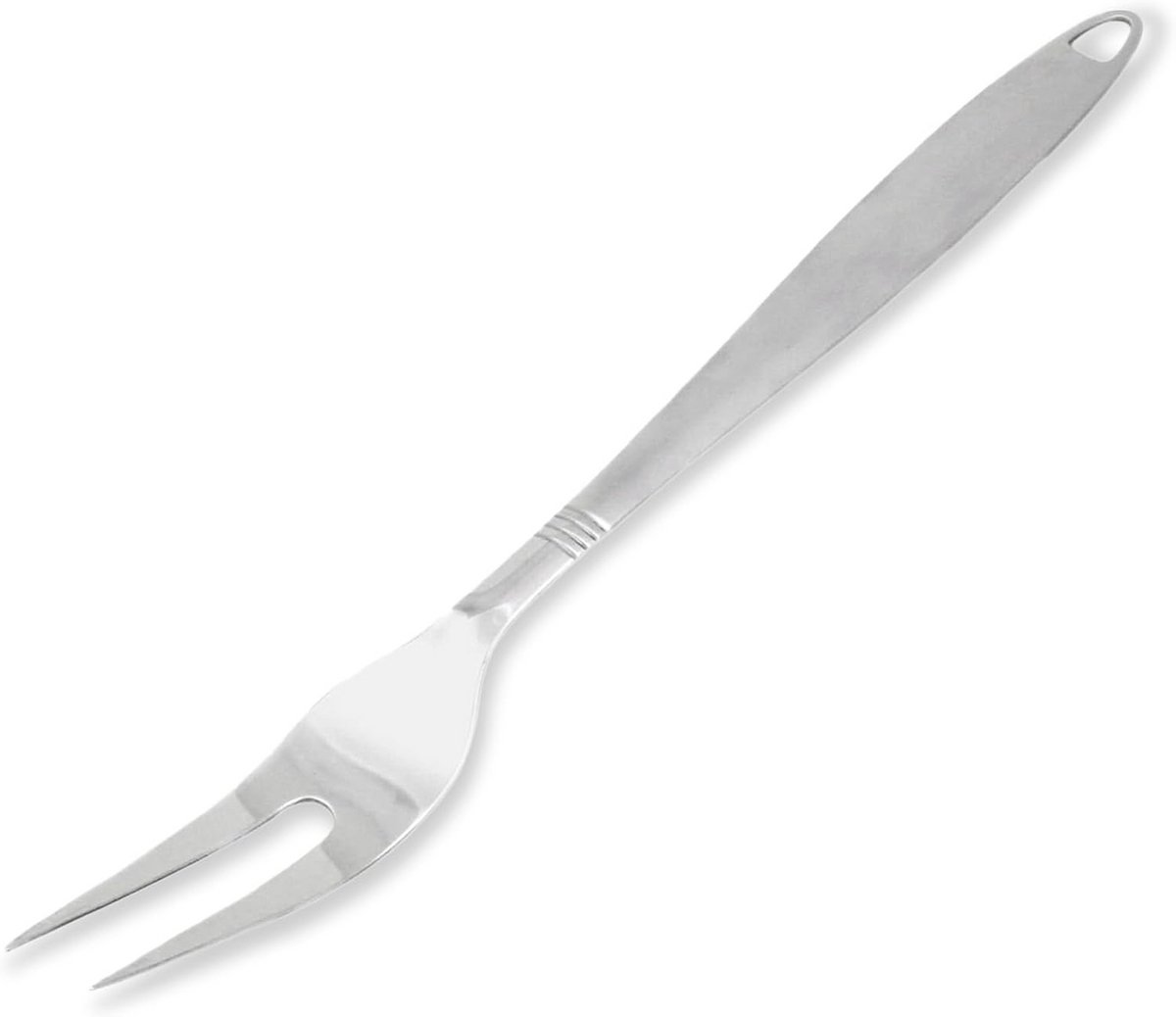 RVS VleesservFork 12,5 inch - Stevige en Hangbare Vork